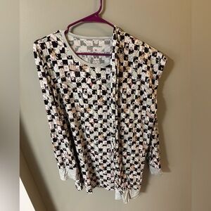 Women’s Checkered Grinch Bamboo Jogger Set Sz XL shopmadiskye brand